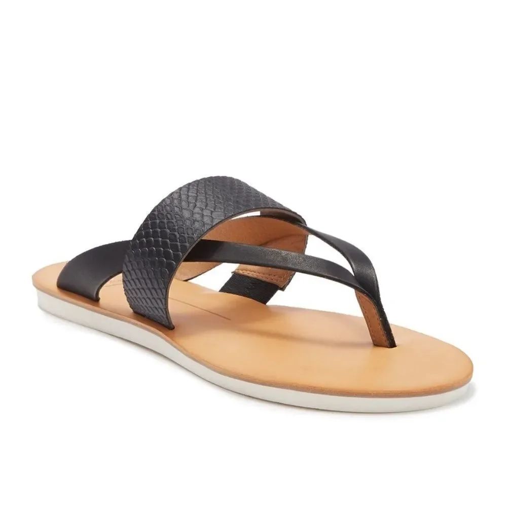 Dolce Vita Nia Snake Embossed Sport Thong Sandal 6